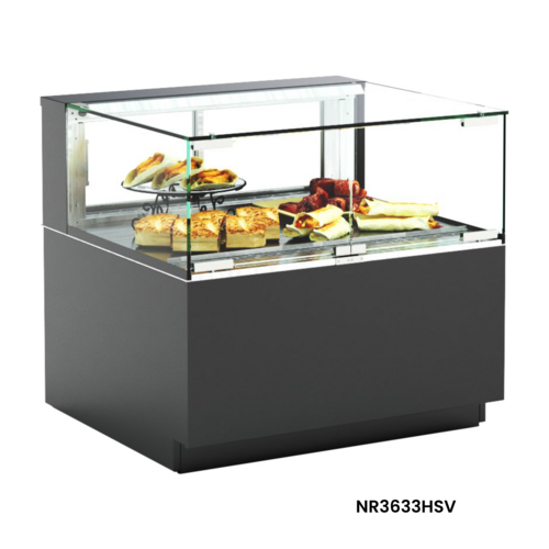 Structural Concepts NR3633HSV 35 3/4" Full Service Freestanding Heated Display Case - (1) Level, 208-240v/1ph-cityfoodequipment.com