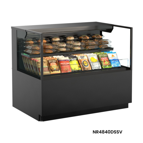 Structural Concepts NR4840DSSV 47 3/4" Self Service Ambient Bakery Case - (2) Levels-cityfoodequipment.com