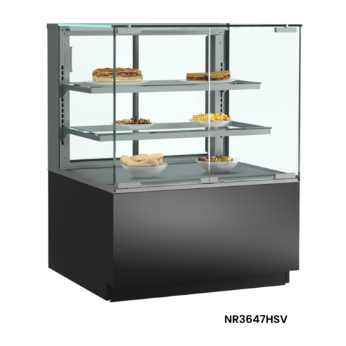 Structural Concepts NR4847HSV 47 3/4" Full Service Freestanding Heated Display Case - (3) Levels, 208-240v/1ph-cityfoodequipment.com