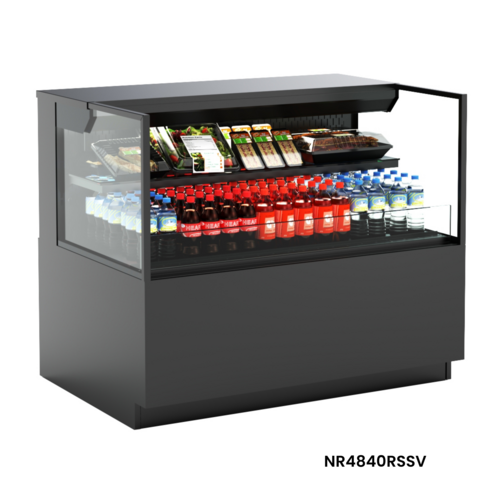 Structural Concepts NR7240RSSV 71 3/4" Reveal® Horizontal Open Air Cooler W/ (2) Levels, 208-240v-cityfoodequipment.com