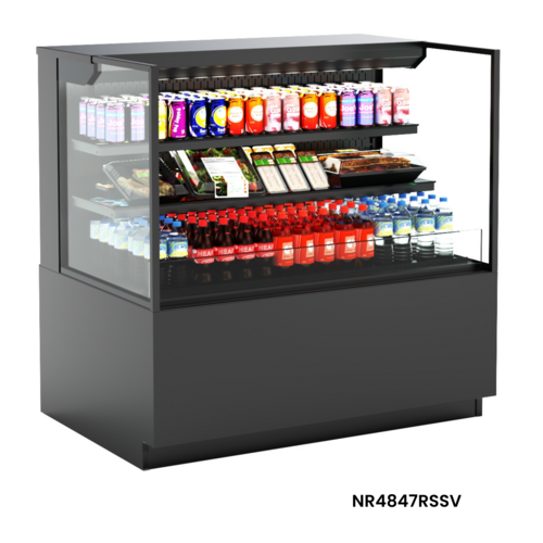 Structural Concepts NR7247RSSV 71 3/4" Reveal® Horizontal Open Air Cooler W/ (3) Levels, 110/120v-cityfoodequipment.com
