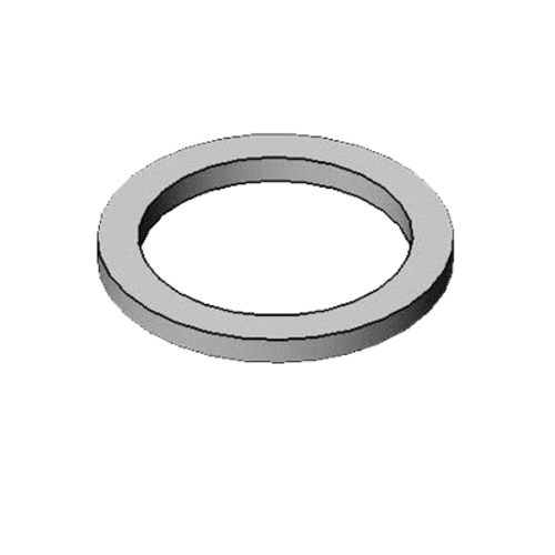 T&S 001022-45 Bottom Gasket for Eterna Cartridge - Rubber, Gray-cityfoodequipment.com