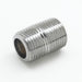 T&S 002534-25 1/2" NPT Close Nipple, Chrome Finish-cityfoodequipment.com