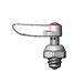T&S 002710-40 Spindle Assembly for B-1100 Right-to-Close Faucet Handle-cityfoodequipment.com