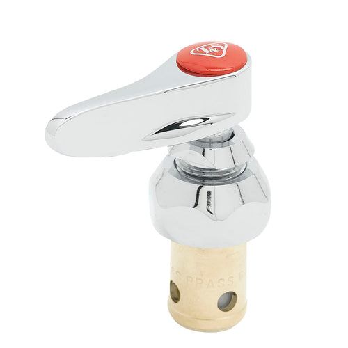 T&S 002712-40NS Eterna Compression Cartridge w/ Spring Check & Hot Right to Close Lever Handle-cityfoodequipment.com