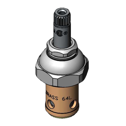 T&S 006020-40 Control Valve w/ Bottom Gasket, Right to Close-cityfoodequipment.com