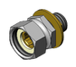 T&S 00CC Faucet Flange - 1/2" Male NPT, Chrome Plated Brass-cityfoodequipment.com