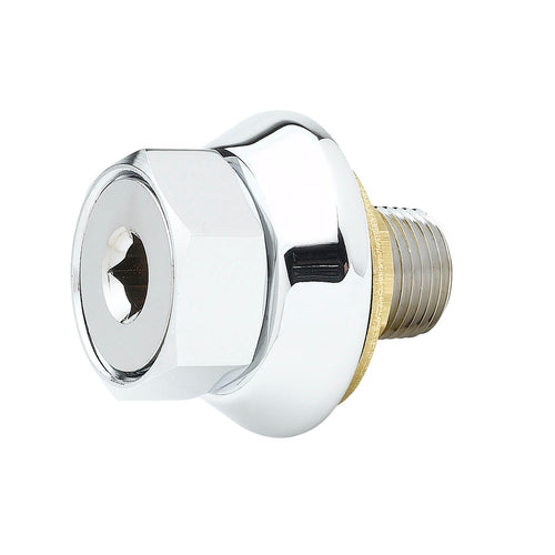 T&S 00EE 2 1/2" Faucet Flange w/ 1/2" Male NPT, Chrome Plated-cityfoodequipment.com