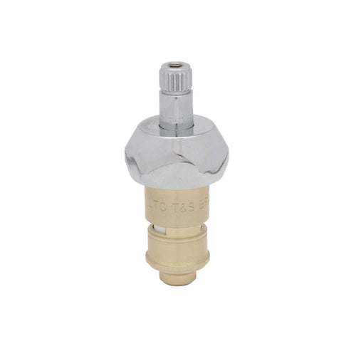 T&S 012395-25NS Cerama Cartridge w/ Check Valve & Bonnet for Cold Left to Close Faucet Handle-cityfoodequipment.com