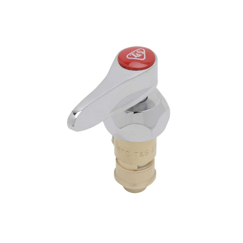 T&S 012446-25NS Cerama Cartridge w/ Check Valve & Hot Right to Close Lever Handle-cityfoodequipment.com