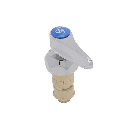 T&S 012447-25NS Cerama Cartridge w/ Check Valve & Cold Left to Close Lever Handle-cityfoodequipment.com