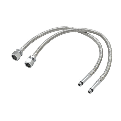T&S 012534-45 19 5/8" Flexible Supply Hose w/ Stainless Steel Outer Braiding-cityfoodequipment.com