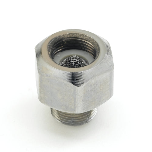 T&S 016419-25 3/8" Compression Check Valve Assembly w/ Female & Male Connections-cityfoodequipment.com