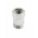T&S 054X 3/8" Female Swivel Outlet Adapter - Brass, Chrome Plated-cityfoodequipment.com