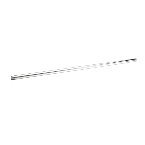 T&S 078X 8" Nipple w/ 3/8" NPT Inlet and Outlet, Chrome Plated Brass-cityfoodequipment.com