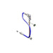 T&S 0RK-SK Flexible Water Connector, Quick Disconnect, 3/8 x 18" Riser-cityfoodequipment.com