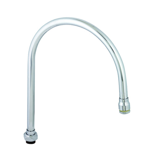T&S 135X Swivel Gooseneck, 11 3/4"High, 8 11/16" Spread-cityfoodequipment.com