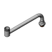 T&S 152X 9" Back Section for Double Joint Swivel Nozzle-cityfoodequipment.com