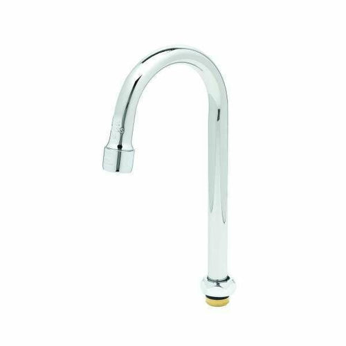 T&S 179X-A22 9 1/4" Swivel Gooseneck Nozzle w/ 4 3/8" Spread-cityfoodequipment.com