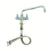 T&S 5F-2SLX12 Deck Mount Faucet w/ 12" Swing Nozzle-cityfoodequipment.com