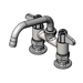 T&S 5F-4DLX06 Deck Mount Faucet - 6" Swivel Spout, 4" Centers-cityfoodequipment.com