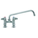 T&S 5F-4DLX12 Deck Mount Faucet w/ 12" Swing Nozzle-cityfoodequipment.com