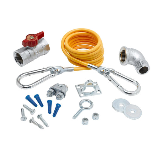 T&S AG-KF Gas Appliance Installation Kit - 1 1/4" NPT-cityfoodequipment.com