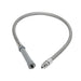 T&S B-0044-HF Hose, 44"L, Flexible, Fisher Adapter, Stainless Steel-cityfoodequipment.com