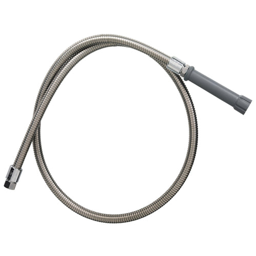 T&S B-0068-H Hose, 68 in, Flexible SS, For Prerinse Over Head Swivel Goosenecks-cityfoodequipment.com