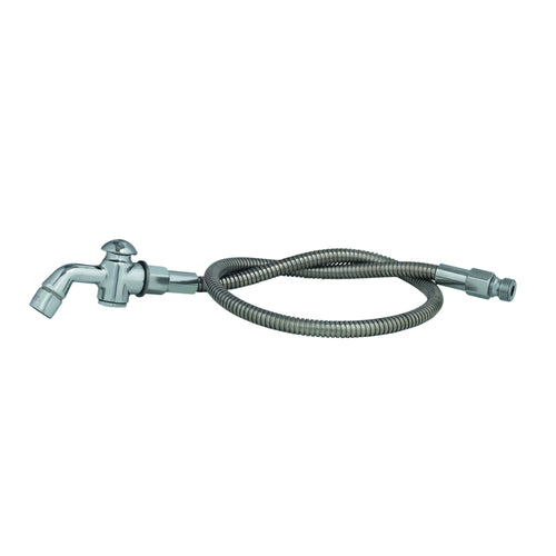 T&S B-0101-A68 Spray Valve, 68 in, w Aerator, Flexible SS Hose-cityfoodequipment.com