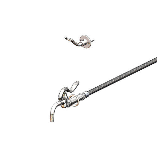 T&S B-0102-BKT Pot & Glass Filler w/ Plain End Curved Nozzle-cityfoodequipment.com