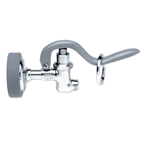 T&S B-0107 1.15 GPM Spray Valve Assembly w/ Hold-down Ring & Rubber Bumper-cityfoodequipment.com