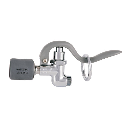 T&S B-0107-C 0.65 GPM Spray Valve, Low Flow, Fan Jet Knife Action Spray-cityfoodequipment.com