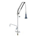 T&S B-0113-12-CRB8P 47"H Deck Mount Pre Rinse Faucet - 1 7/100 GPM, Base with Nozzle-cityfoodequipment.com