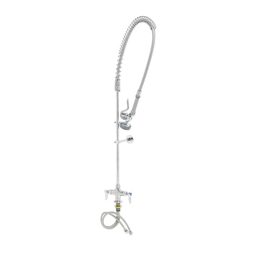 T&S B-0113-B 42"H Deck Mount Pre Rinse Faucet - 1 3/20 GPM, Base with Nozzle-cityfoodequipment.com