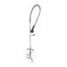 T&S B-0113-B08 42"H Deck Mount Pre Rinse Faucet - 1 7/100 GPM, Base with Nozzle-cityfoodequipment.com
