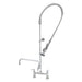 T&S B-0123-ADF12-B 46"H Deck Mount Pre Rinse Faucet - 1.15 GPM, Base with Nozzle-cityfoodequipment.com