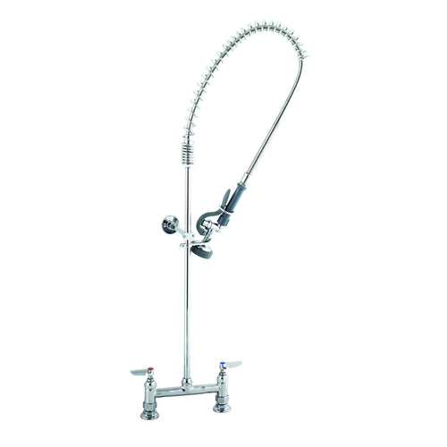 T&S B-0123-B Deck Mount Pre Rinse Unit w/ 44" Hose & Lever Handles-cityfoodequipment.com