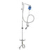 T&S B-0126-CR 55 5/8"H Deck Mount Pre Rinse Faucet - 13/20 GPM, Base with Nozzle-cityfoodequipment.com