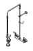T&S B-0131-B 29 7/8"H Wall Mount Pre Rinse Faucet - 1 3/20 GPM, Base with Nozzle-cityfoodequipment.com
