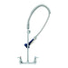 T&S B-0133-08C 33 5/16"H Wall Mount Pre Rinse Faucet - 1 1/5 GPM, Base with Nozzle-cityfoodequipment.com