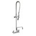 T&S B-0133-12CRBJST 39 1/2"H Wall Mount Pre Rinse Faucet - 1 7/100 GPM, Base with Nozzle-cityfoodequipment.com