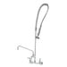 T&S B-0133-ADF12 37 9/16" Wall Mount Pre Rinse Faucet - 1 3/20 GPM, Base with Nozzle-cityfoodequipment.com
