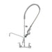 T&S B-0133-ADF12-BC 37 5/8"H Wall Mount Pre Rinse Faucet - 13/20 GPM, Base with Nozzle-cityfoodequipment.com