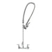 T&S B-0133-ADF-LN 37 9/16"H Wall Mount Pre Rinse Faucet - 1 3/20 GPM, Base with Nozzle-cityfoodequipment.com