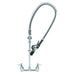 T&S B-0133-CR-BC 33 5/16"H Wall Mount Pre Rinse Faucet - 1.15 GPM, Base with Nozzle-cityfoodequipment.com