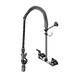 T&S B-0133-CR-BJ-SW 33 5/16"H Wall Mount Pre Rinse Faucet - 1 7/100 GPM, Base with Nozzle-cityfoodequipment.com