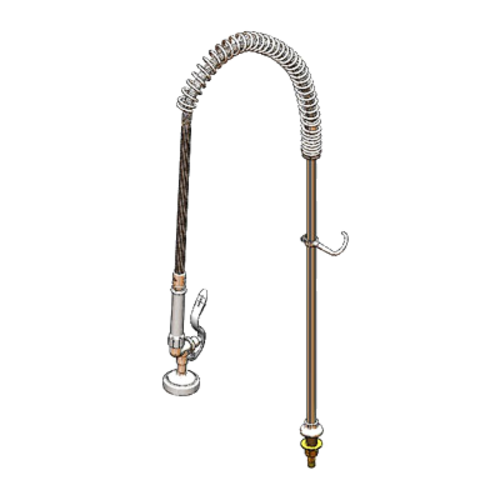T&S B-0143-01 38 9/10"H Deck Mount Pre Rinse Faucet - 1 3/20 GPM, Nozzle Only-cityfoodequipment.com