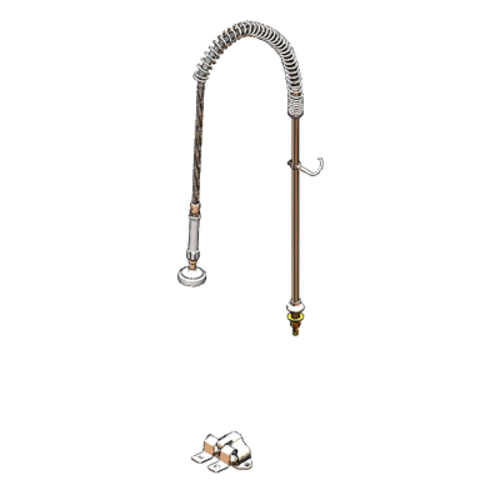 T&S B-0153 38 9/10"H Deck Mount Pre Rinse Faucet - 1 3/20 GPM, Nozzle Only-cityfoodequipment.com