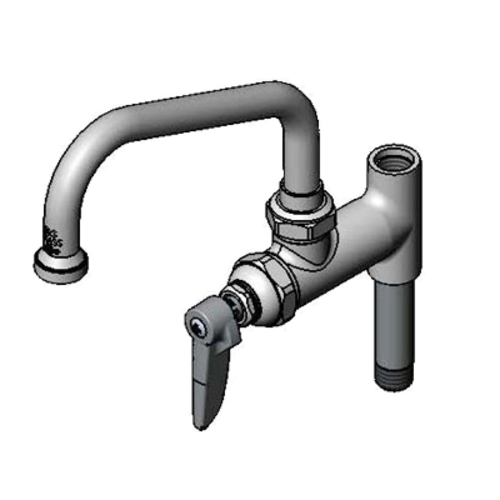 T&S B-0155 Add-On Faucet for Pre-Rinse Units, 6" Nozzle, 3" Nipple-cityfoodequipment.com